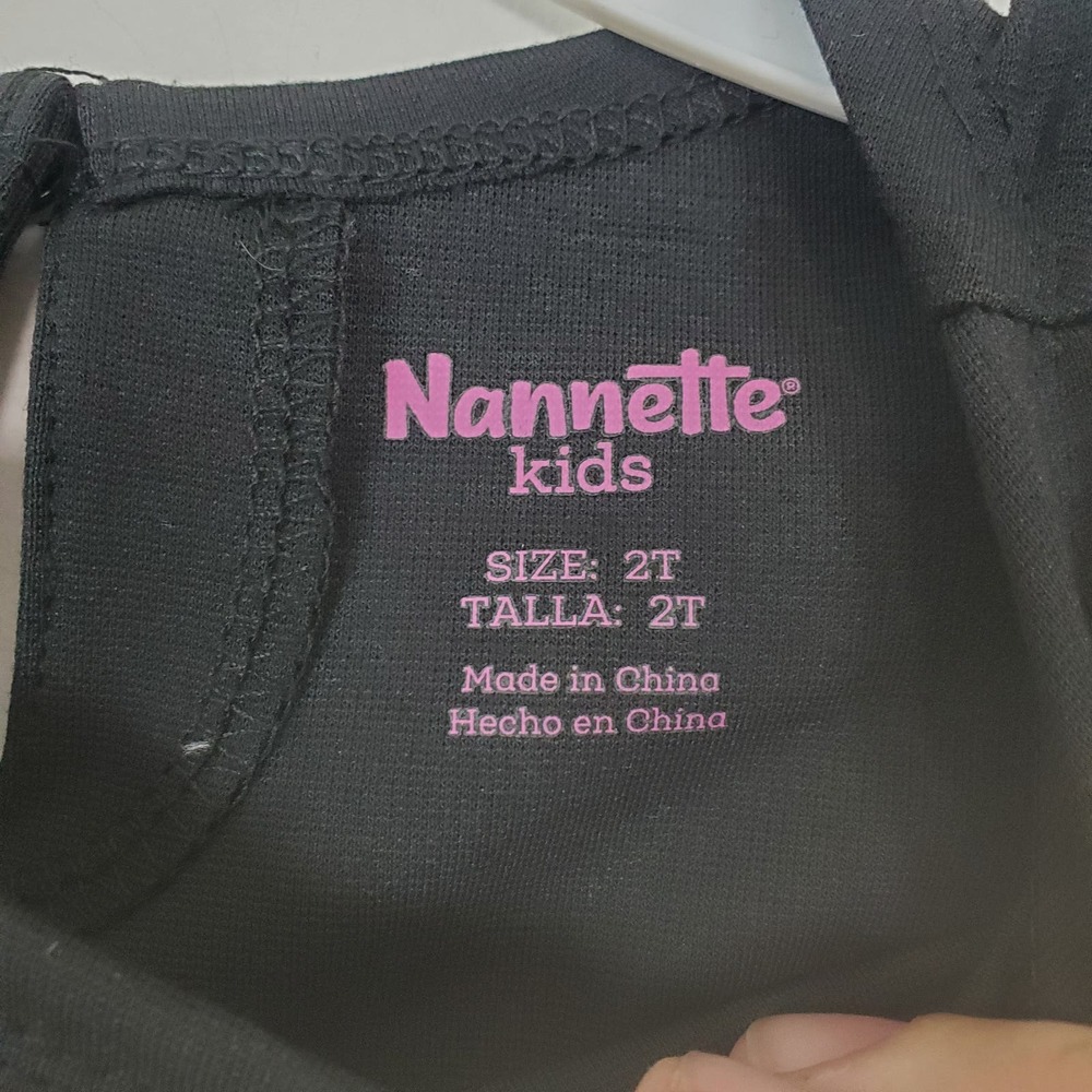 Nanette Kids NWT 2T black and rainbow pleated dress - Picture 3 of 3